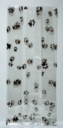 Paw Prints Cello Treat Bags