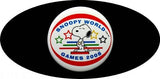 2008 OLYMPICS PINBACK BUTTON - Snoopy