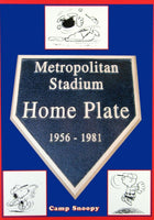 Metropolitan Stadium Home Plate Post Card