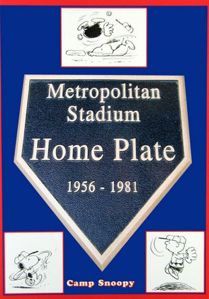 Metropolitan Stadium Home Plate Post Card