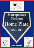 Metropolitan Stadium Home Plate Post Card