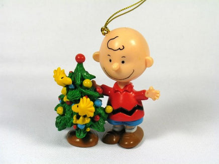 Adler Charlie Brown By Tree Ornament
