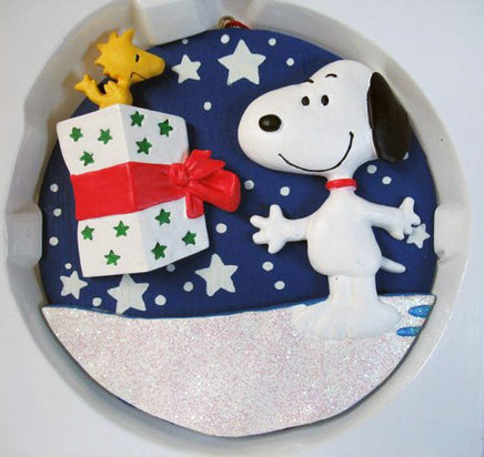 Adler Snoopy Disc Ornament