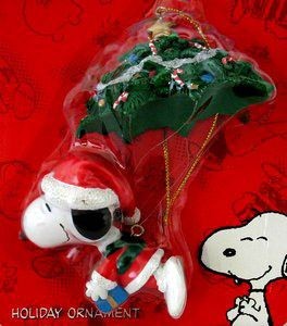 Adler Snoopy Parachute Ornament