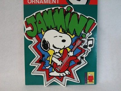 Adler Snoopy Jammin' Ornament