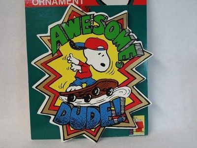 Adler Snoopy Awesome! Ornament