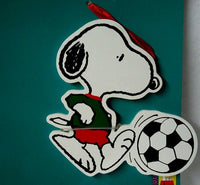 ADLER SNOOPY SOCCER ORNAMENT - ON SALE!