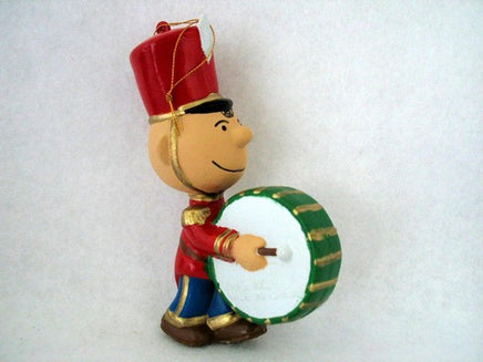 Adler Charlie Brown Playing Drum Ornament
