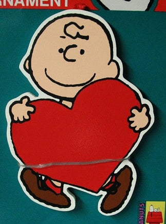Adler Charlie Brown Heart Ornament