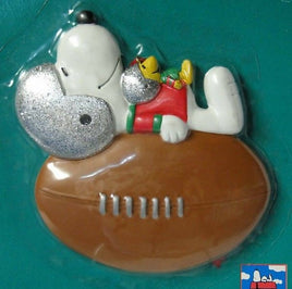 Adler Snoopy Football Ornament