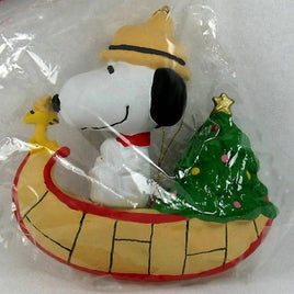 ADLER SNOOPY CANOE ORNAMENT - snoopn4pnuts.com