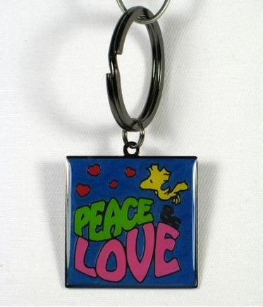 Woodstock Peace And Love Key Chain