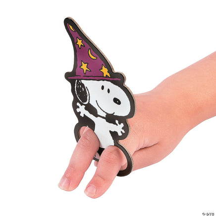 Peanuts Halloween Finger Puppet 6 - Piece Set (Thick, Sturdy Cardboard That Won't Bend!) - snoopn4pnuts.com