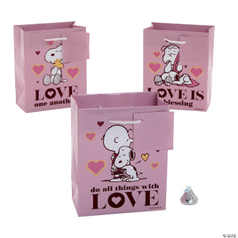 Peanuts Small Inspirational Gift Bag - LOVE - snoopn4pnuts.com