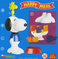 2001 Snoopy McDonald's Happy Meal Prototype Toy Set - "Mega Game Snoopy" Promotion (Includes Original Hand - Written Order!) VERY RARE! - snoopn4pnuts.com