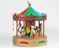 1988 Peanuts Rotating Carousel Christmas Ornament (New But Near Mint) - snoopn4pnuts.com