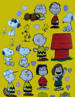 Peanuts Gang Self-Adhesive Foam Scrapbook Shapes - 150 Pieces!