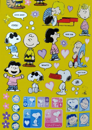 Peanuts Gang Self-Adhesive Foam Scrapbook Shapes - 150 Pieces!