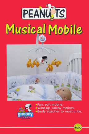 Snoopy and Woodstock Vintage Rotating Musical Crib Mobile - snoopn4pnuts.com