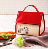 Peanuts Doghouse-Shaped Lunch Bag With Reflective Lining