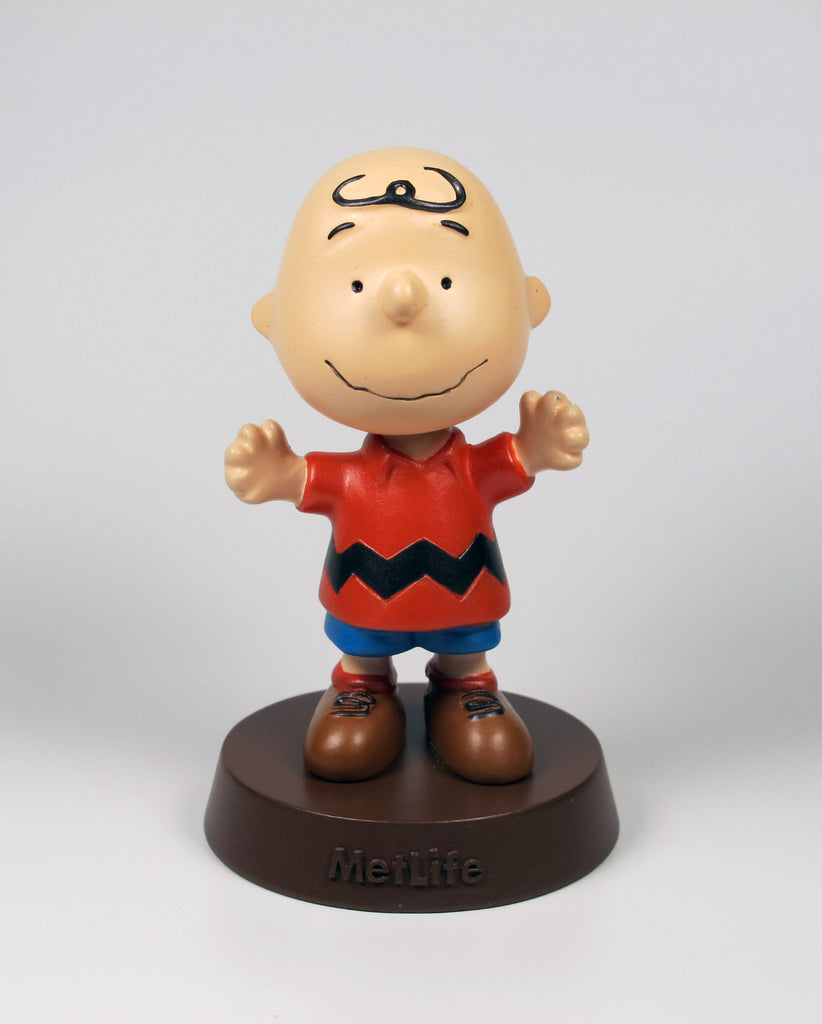 Met Life Charlie Brown Bobblehead On Base