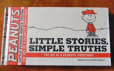 THE JOY OF A PEANUTS CHRISTMAS: LITTLE STORIES, SIMPLE TRUTHS Hardback Gift Book - snoopn4pnuts.com