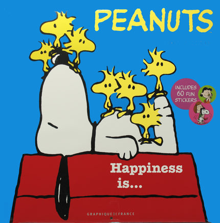 2007 Peanuts Gang 16 - Month Wall Calendar With 60 Fun Stickers - snoopn4pnuts.com