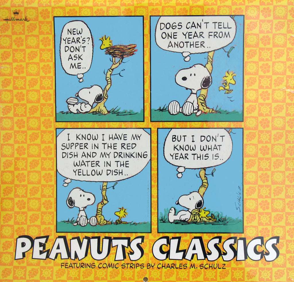1998 Peanuts Gang Wall Calendar