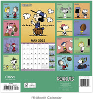 2021 - 2022 16 - Month Peanuts Wall Calendar - snoopn4pnuts.com