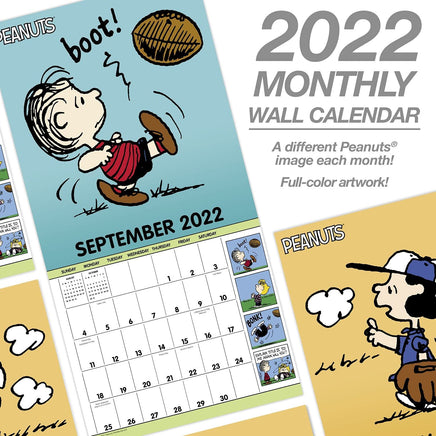 2021 - 2022 16 - Month Peanuts Wall Calendar - snoopn4pnuts.com