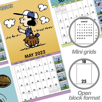 2021 - 2022 16 - Month Peanuts Wall Calendar - snoopn4pnuts.com