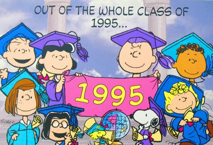 1995 Peanuts Graduation Card - snoopn4pnuts.com