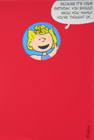 Peanuts Large Birthday Card