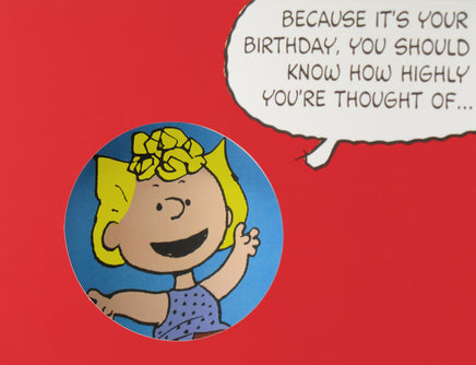 Peanuts Large Birthday Card - snoopn4pnuts.com