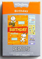 Peanuts Gang Birthday Cards Boxed Set - snoopn4pnuts.com