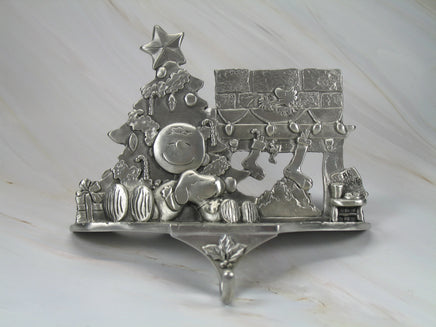 Peanuts Solid Pewter Christmas Stocking Holder - RARE! - snoopn4pnuts.com
