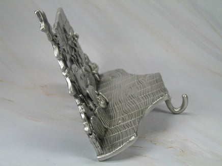 Peanuts Solid Pewter Christmas Stocking Holder - RARE! - snoopn4pnuts.com