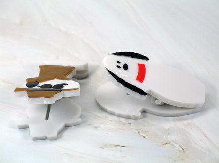 Peanuts Die - Cut Melamine Bag Clips (Great For Holding Papers Too) - snoopn4pnuts.com
