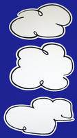 Peanuts Double-Sided Wall Decor - Set Of Big Clouds