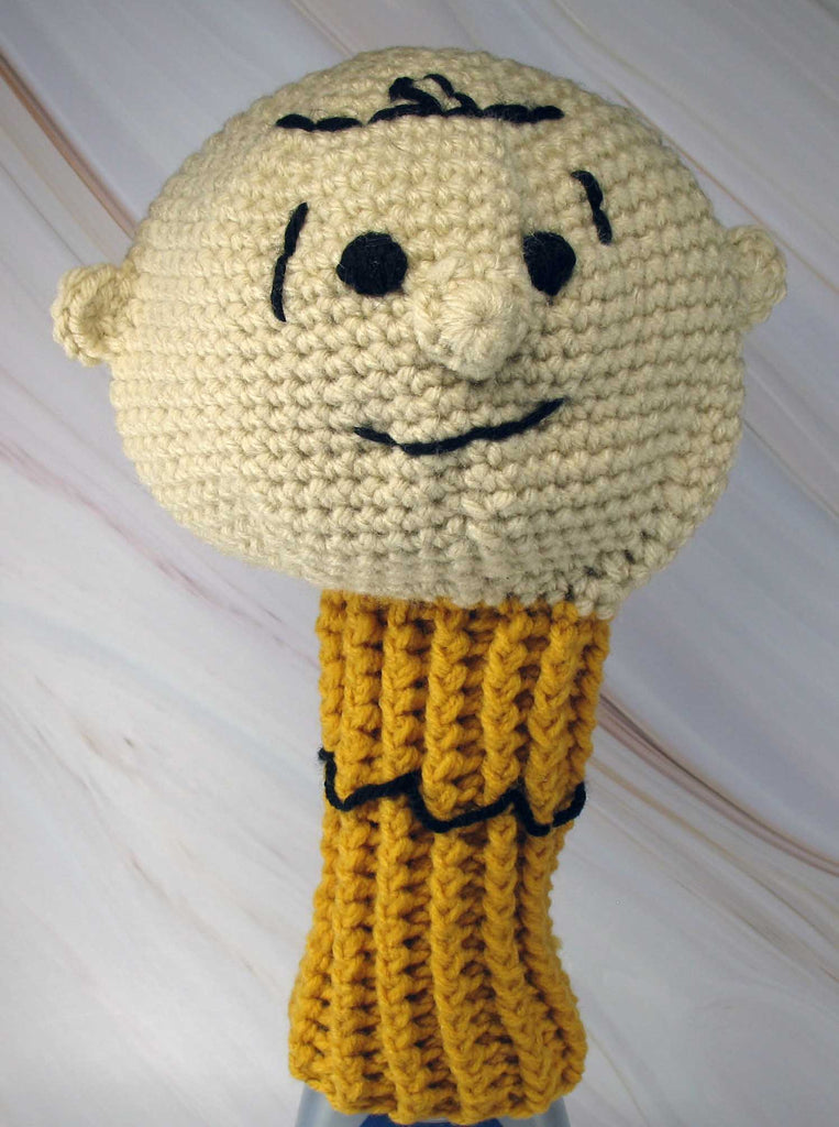 Peanuts Hand-Crocheted Bottle Cover - Charlie Brown (Exceptional Craftsmanship!)