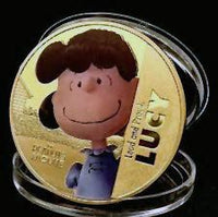 Peanuts 70th Anniversary Gold - Plated Commemorative Half Dollar Coin (Includes Snoopy Coin) - snoopn4pnuts.com