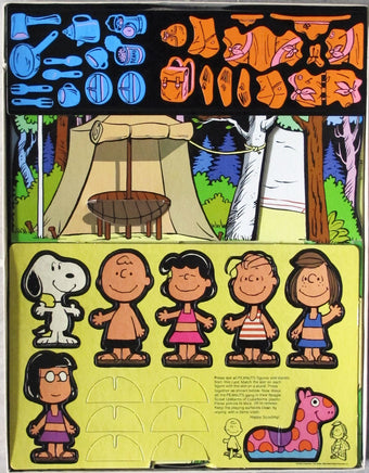 Snoopy's Beagle Scouts Large 3 - D Colorforms Set (Used/Missing Pieces) - snoopn4pnuts.com