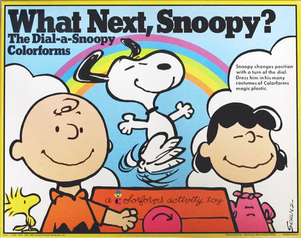 What Next, Snoopy? Large Colorforms Set (Dial - A - Snoopy Design) - NEW! - snoopn4pnuts.com