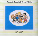 Peanuts Gang Counted Cross Stitch Kit - Happy Times