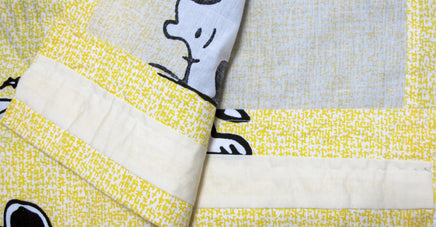 Peanuts Gang Vintage Rod - Style Curtain Set (Long Panels) - snoopn4pnuts.com