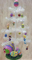 Dept. 56 Peanuts Easter Tree With Egg - Shaped Candy Dish and Ornaments - RARE! - snoopn4pnuts.com