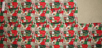 Peanuts Holiday Fabric - Rare Japanese Sample! - snoopn4pnuts.com