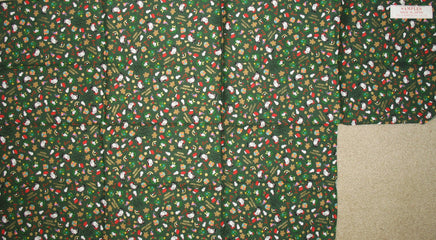 Snoopy Santa Fabric - RARE Japanese Sample! - snoopn4pnuts.com