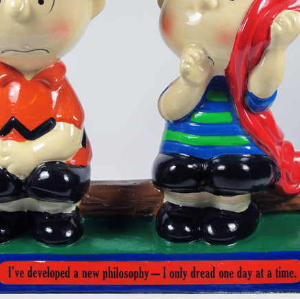 Peanuts Philosophy Figurine - Charlie Brown and Linus - snoopn4pnuts.com