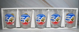 Peanuts 50th Anniversary 5-Piece Drinking Glass Set